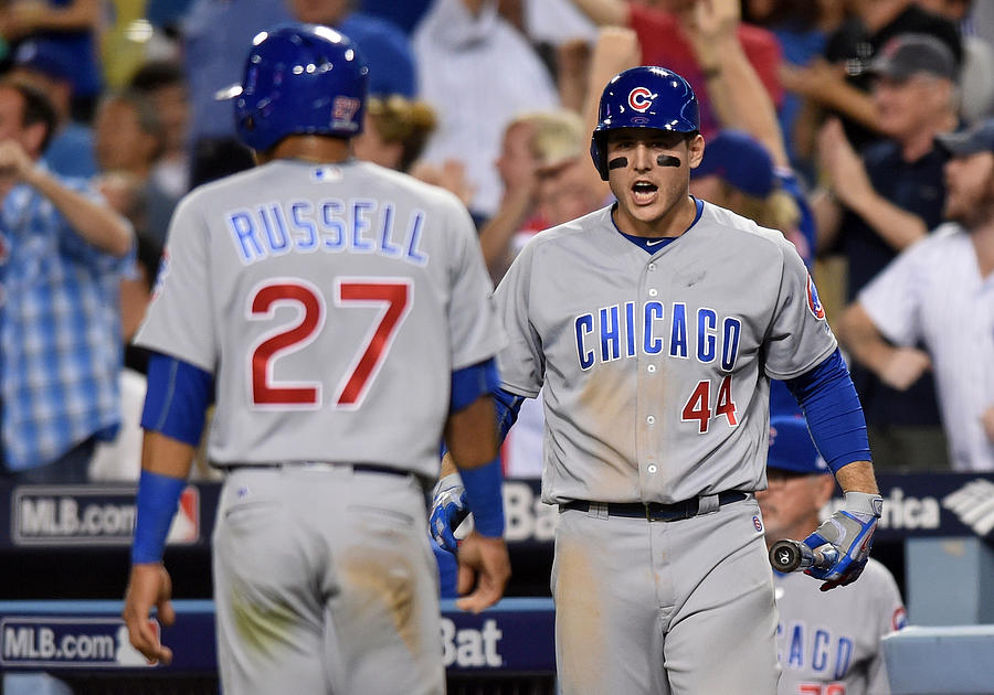 Addison Russell and Anthony Rizzo Photograph by Icon Sportswire