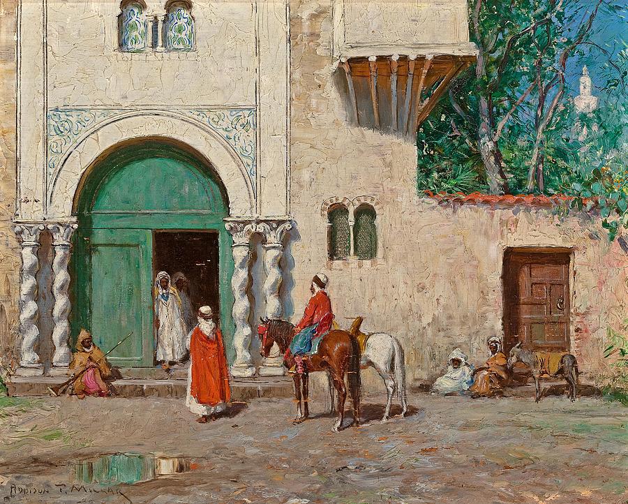 ADDISON THOMAS MILLAR  The palace of Basha Painting by Artistic Rifki