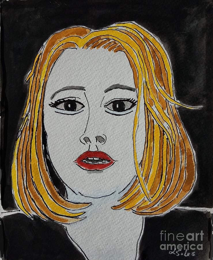 Adele Painting - Adele by Lesley Giles