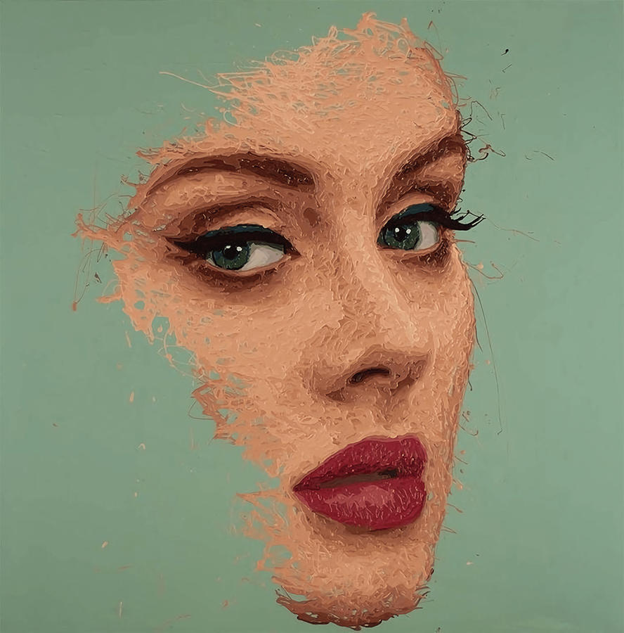 Adele Painting Canvas Print Painting By Alex Hunt Fine Art America