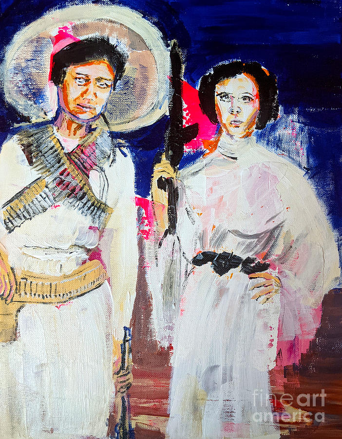 Adelita And Leia Painting by Echoing Multiverse