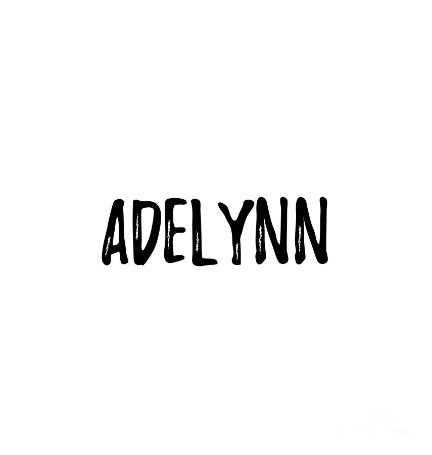 Name Digital Art - Adelynn by Jeff Creation