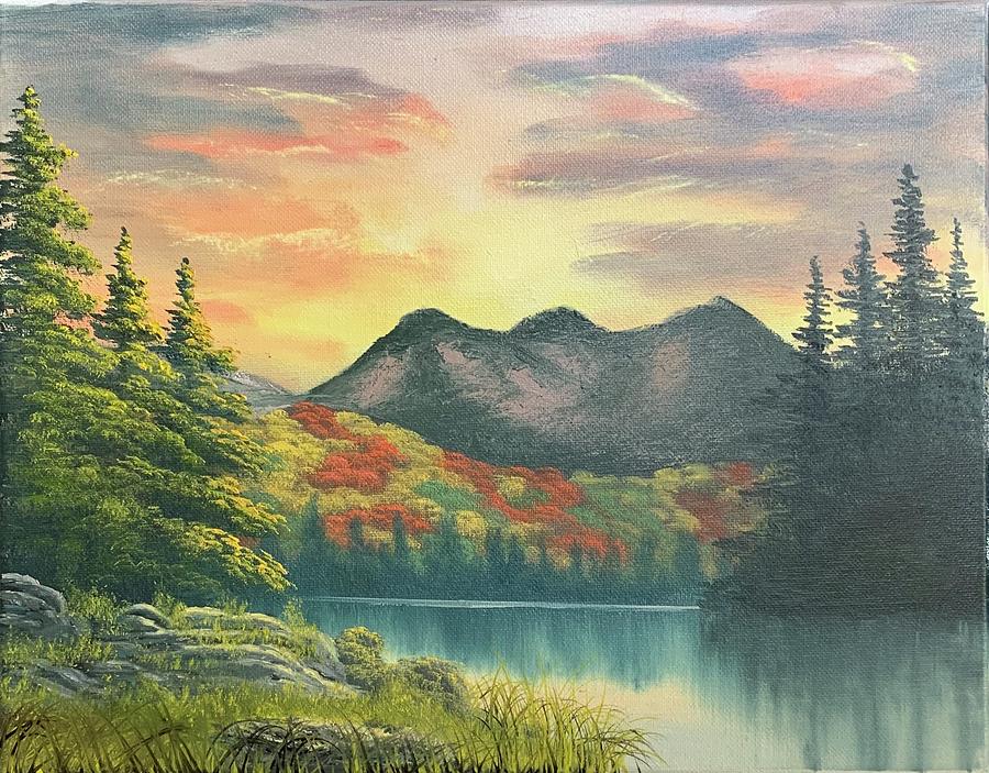 Fall Painting - Adirondack Ambiance  by John Lunny