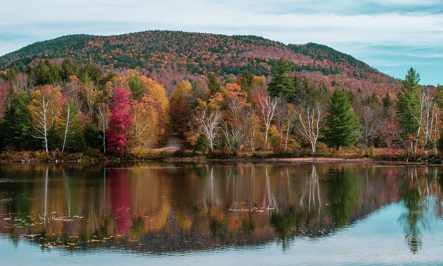 Adirondack Fall Reflection Photograph by Linda MacFarland - Fine Art ...