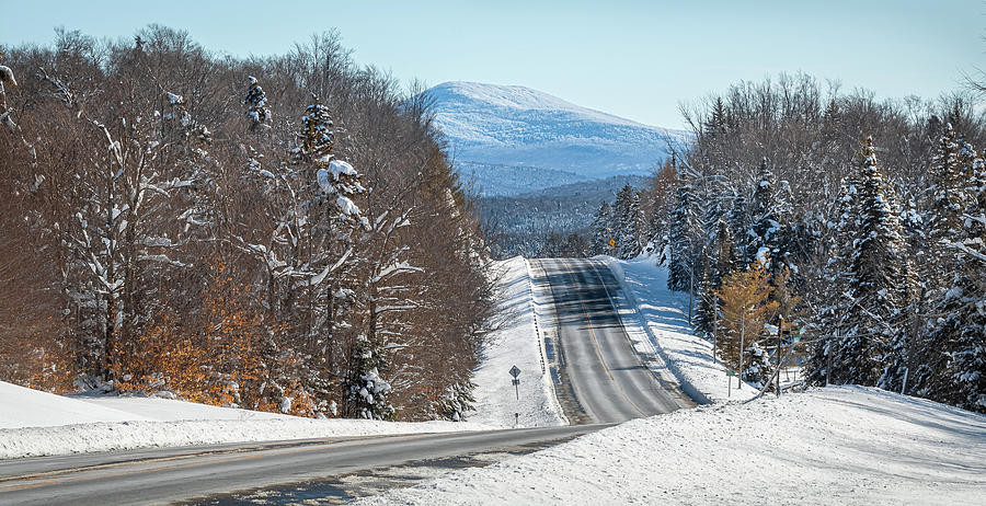 Adirondack Roadway Photograph by Sandy Roe