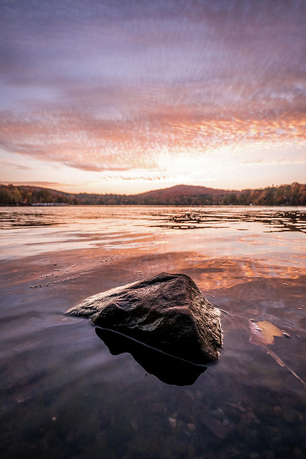 Adirondack Sunset Photograph by Dave Niedbala