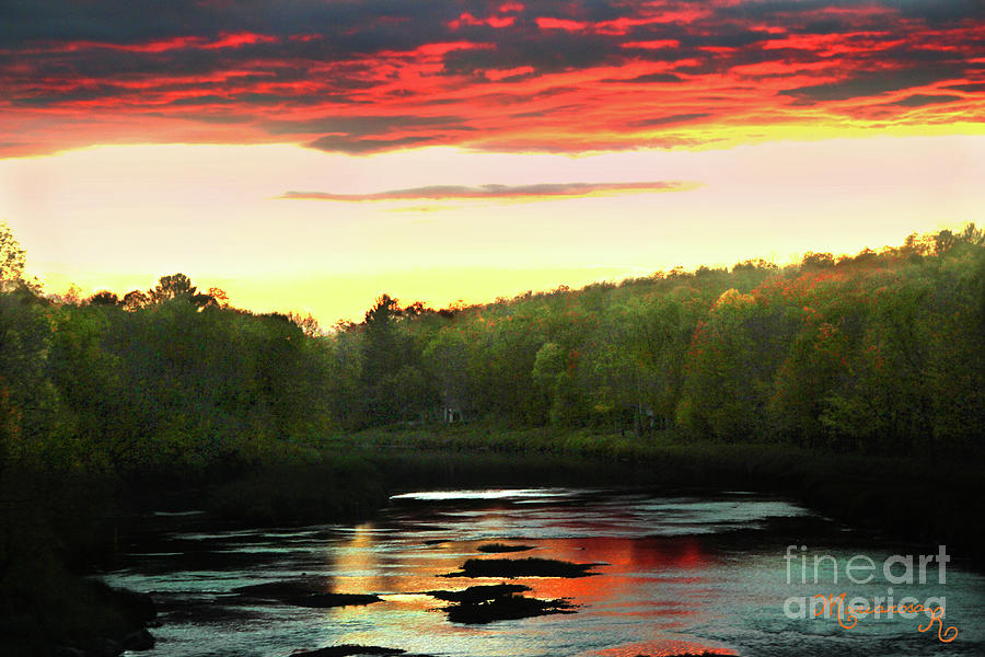 Adirondack Sunset Photograph by Mariarosa Rockefeller