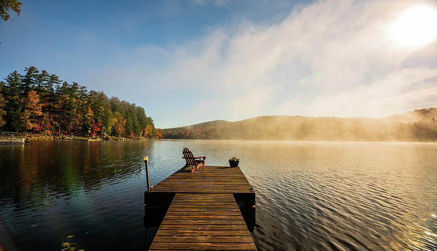 Adirondacks Autumn at Long Lake 4 Photograph by Ron Long Ltd Photography