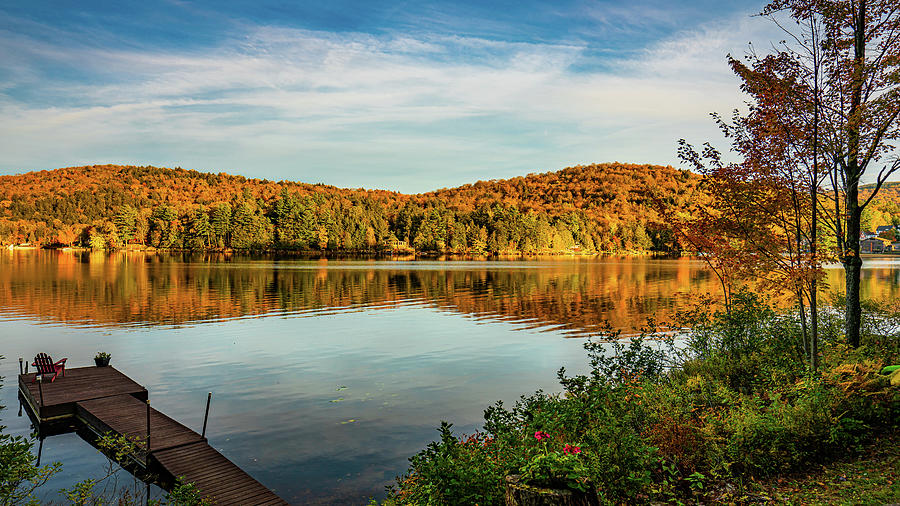 Adirondacks Autumn at Long Lake 5 Photograph by Ron Long Ltd Photography