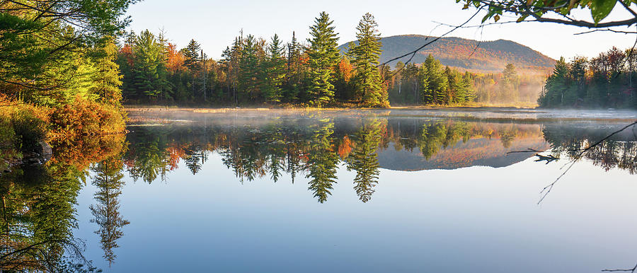 Adirondacks Autumn at Tupper Lake 4 Photograph by Ron Long Ltd Photography