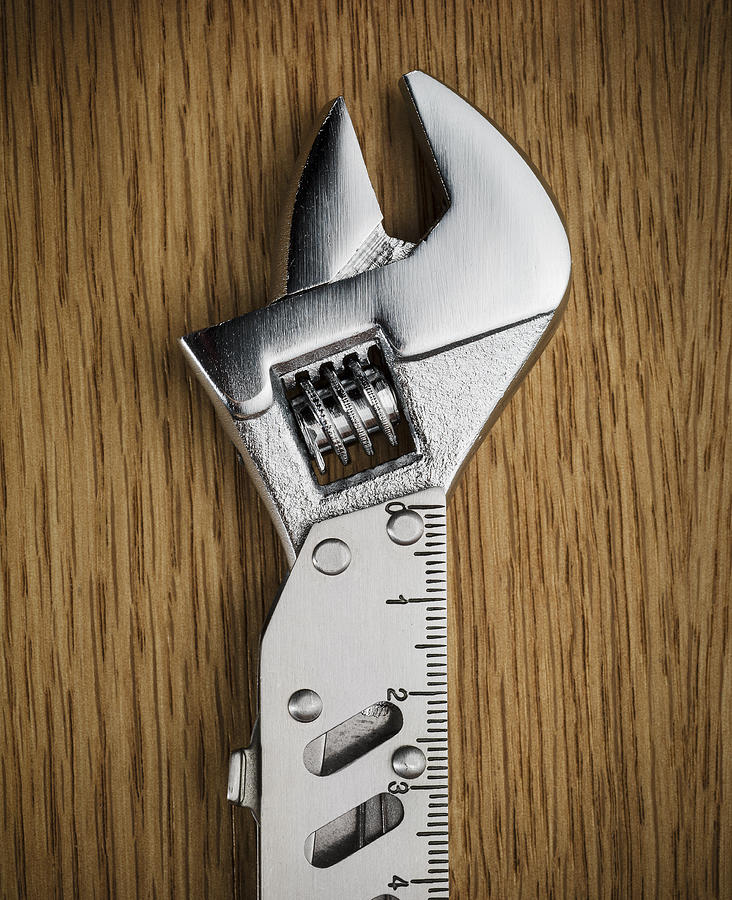 Adjustable Wrench Photograph by Jonathan Kitchen