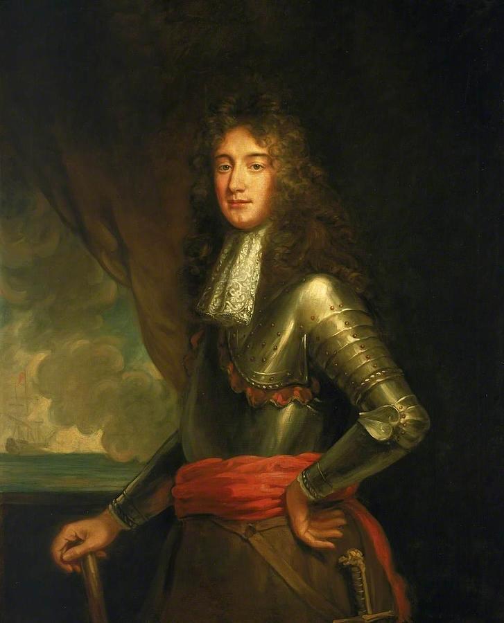 Admiral Matthew Aylmer  1st Baron Aylmer  ca 1655-1720   Drawing by Anonymous