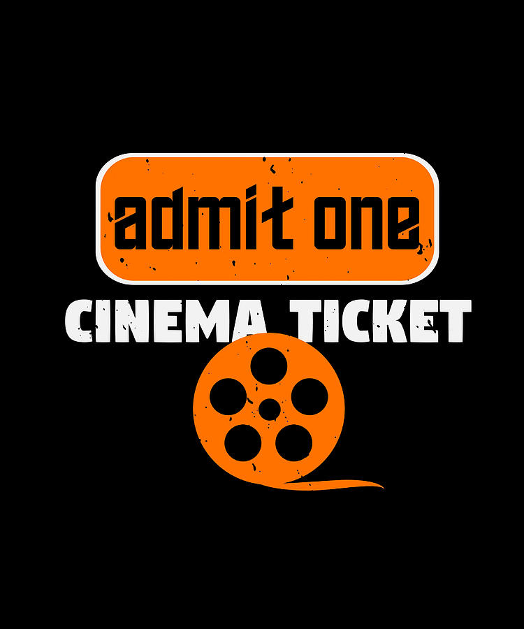 Admit One Cinema Ticket Poster green Painting by Teagan Daniel | Fine ...