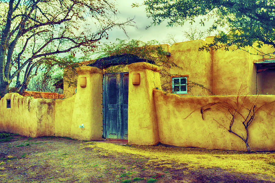 Adobe house La Mesilla New Mexico Photograph by Tatiana Travelways