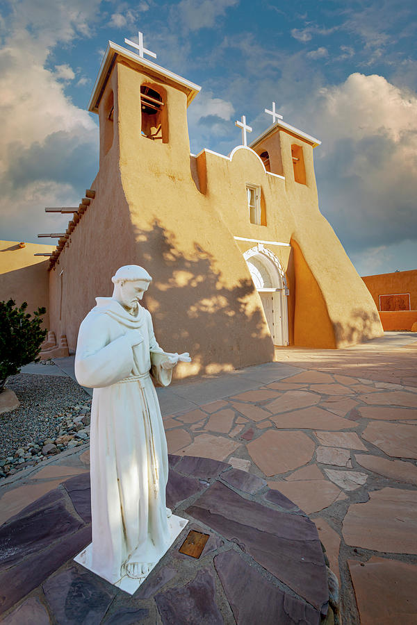 Adobe St. Francis Assisi Church Photograph by Fred J Lord