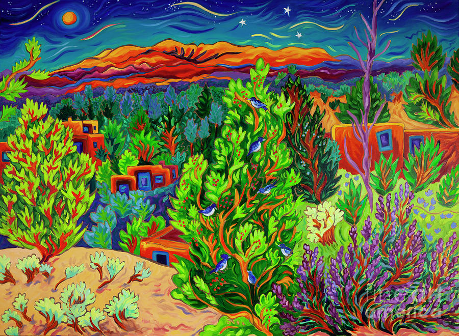 Adobe Walls of Old Painting by Cathy Carey