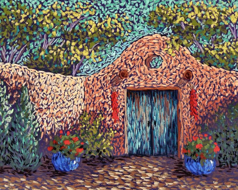 Adobe with Blue Gate Pastel by Candy Mayer