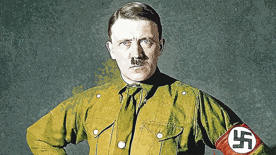 Adolf Hitler Vintage poster Painting by Celestial Images