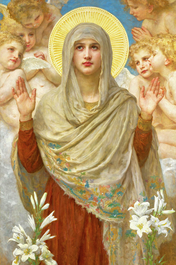 Adolphe Virgin Mary 1903 Photograph by Munir Alawi