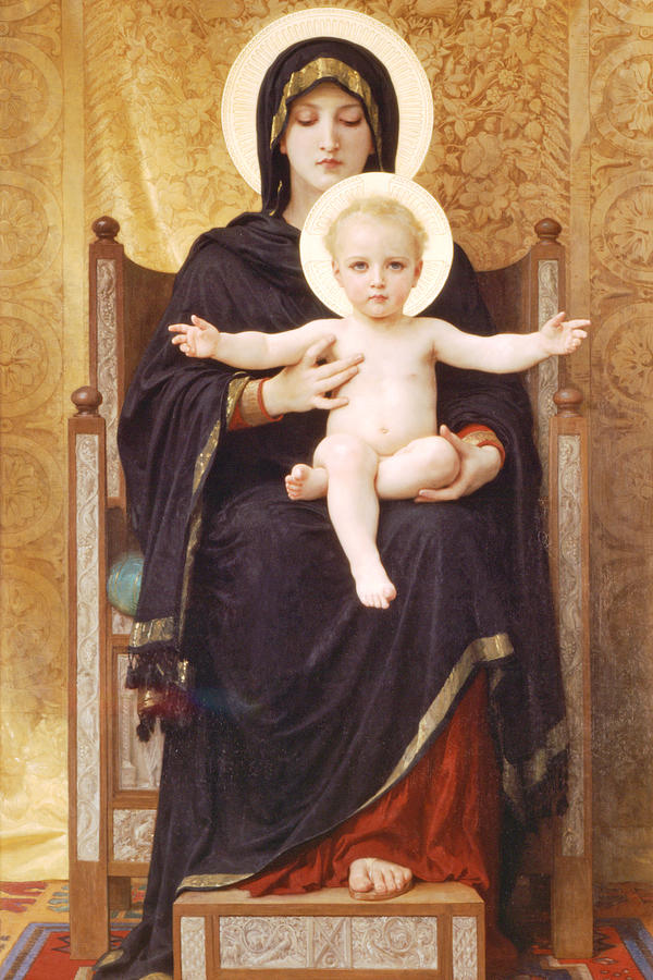 Adolphe William Bouguereau Madonna and Child Photograph by Munir Alawi