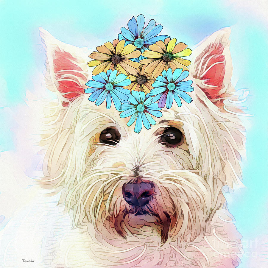 Adorable Doggie Digital Art