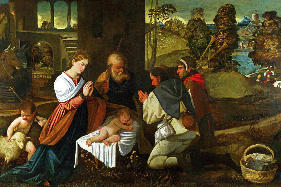 Adoration of the Shepherds in 1530 Photograph by Munir Alawi