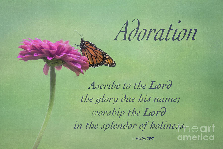 Adoration Psalm 29 Digital Art by Sharon McConnell