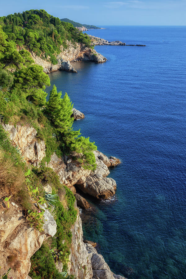 Adriatic Sea Rugged Coastline In Croatia Photograph by Artur Bogacki