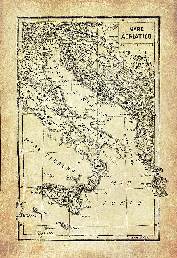 Adriatic Sea Map