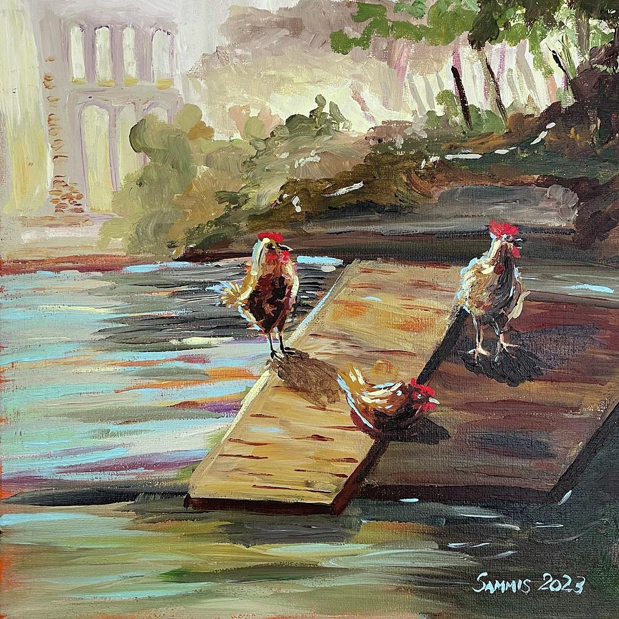 Adrift Painting by Sarah Sammis