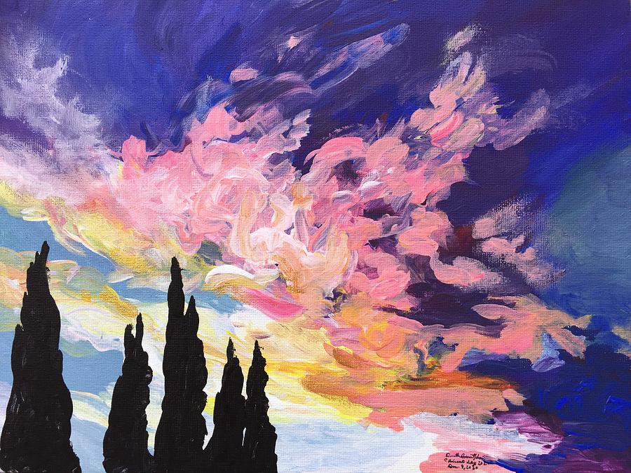 Advent Sky 2020 Painting by Danielle Rosaria