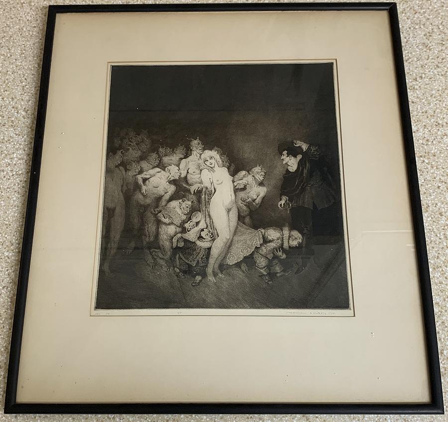 Adventure Mixed Media by Norman Alfred William Lindsay