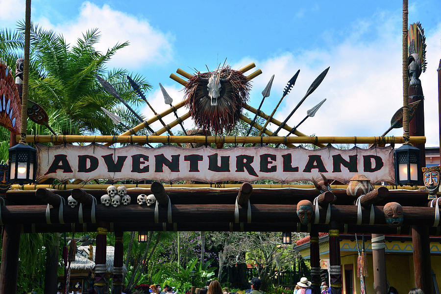 Adventureland Entrance Magic Kingdom Photograph