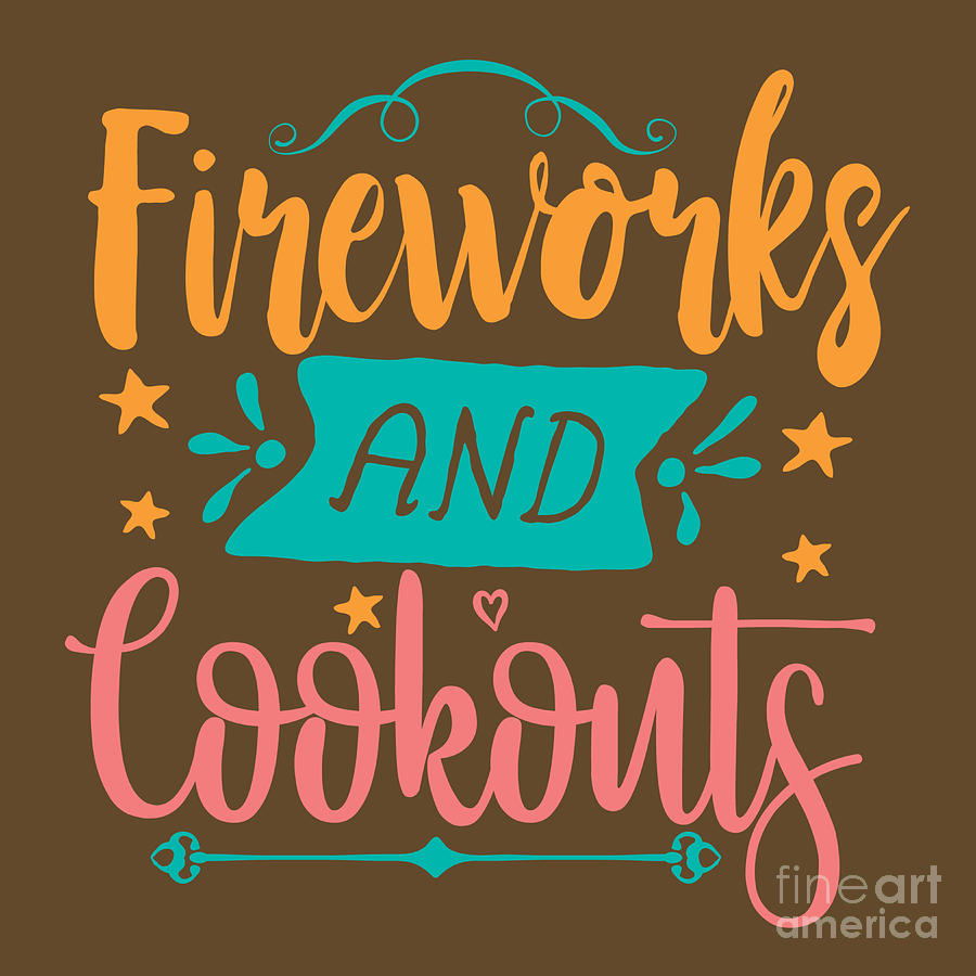 Adventurer Digital Art - Adventurer Gift Fireworks And Cookouts by Jeff Creation