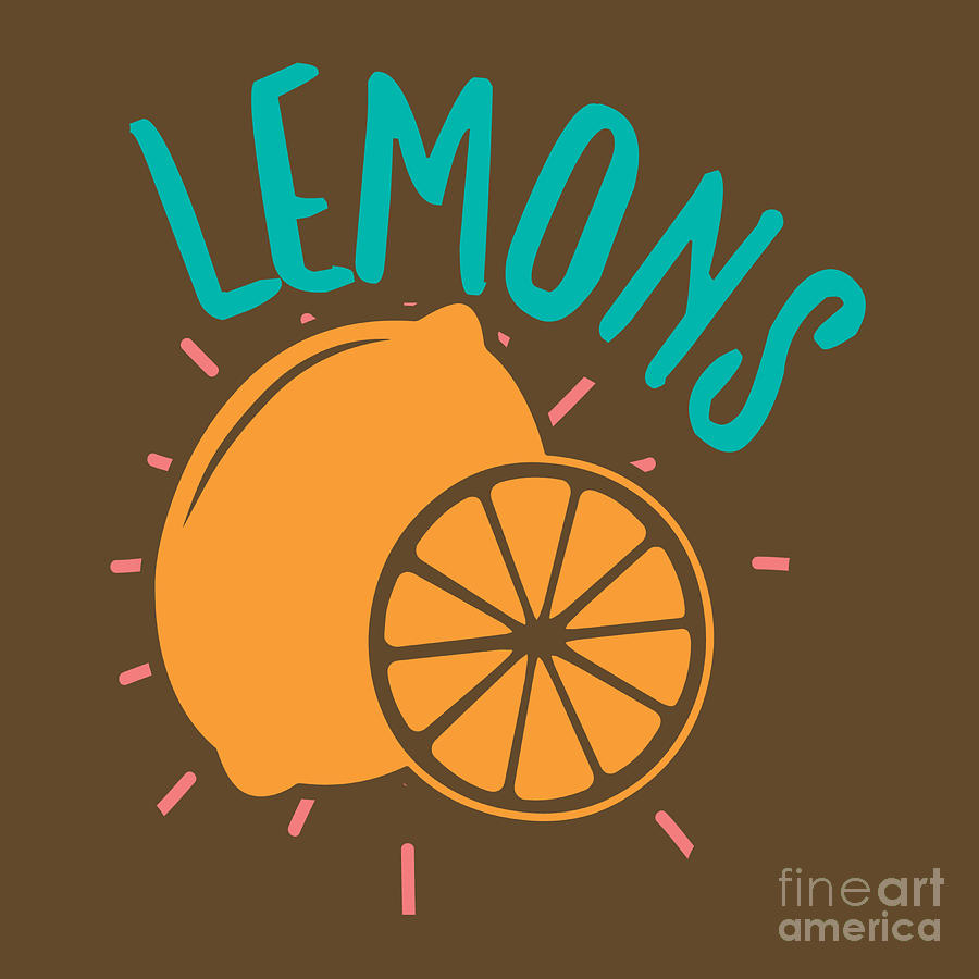 Lemon Digital Art - Adventurer Gift Lemons Lover by Jeff Creation