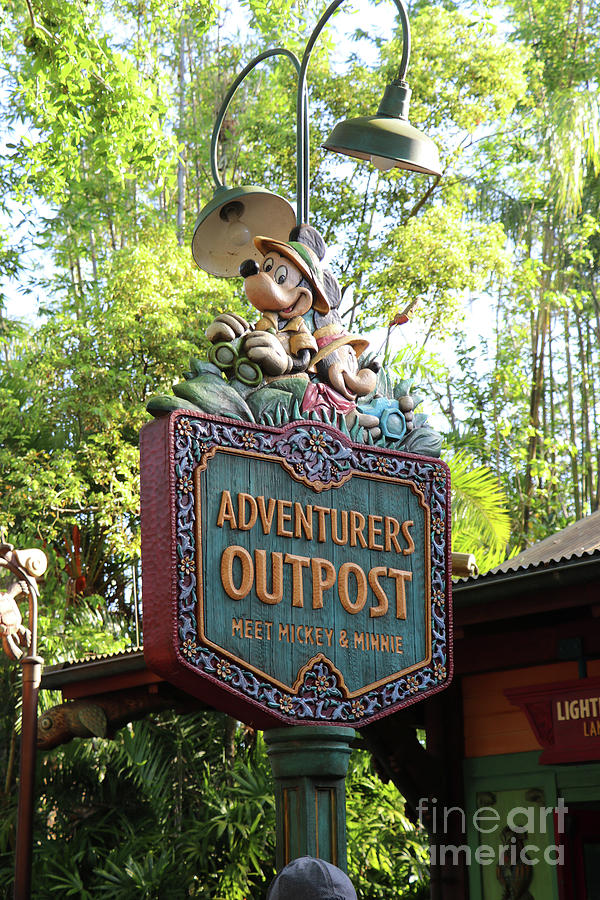 Adventurers Outpost at Animal Kingdom 2239 Photograph by Jack Schultz