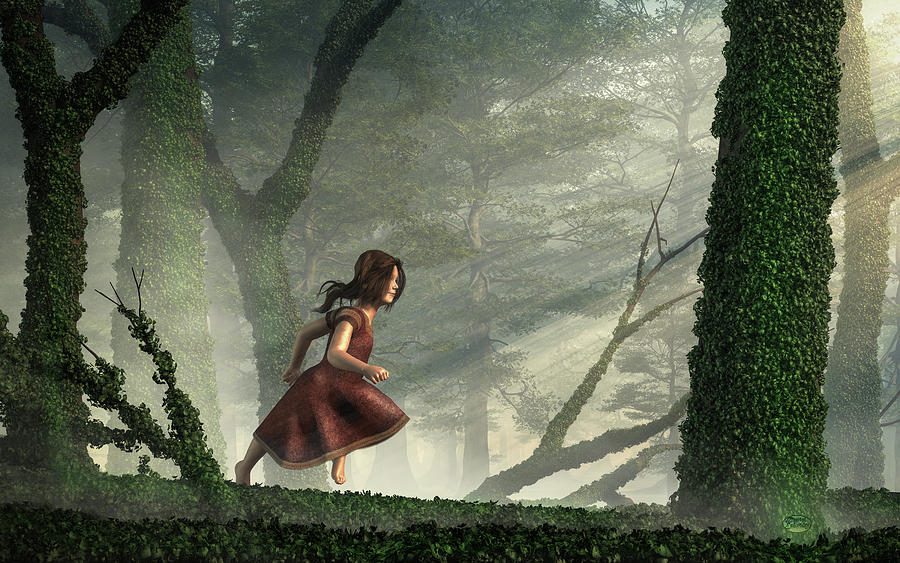 Adventures in the Ivy Forest Digital Art by Daniel Eskridge
