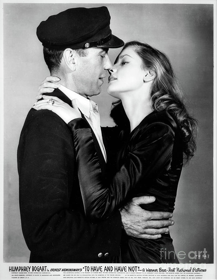 Advertising Photo of Bogart and Bacall - To Have and Have Not Photograph by Doc Braham