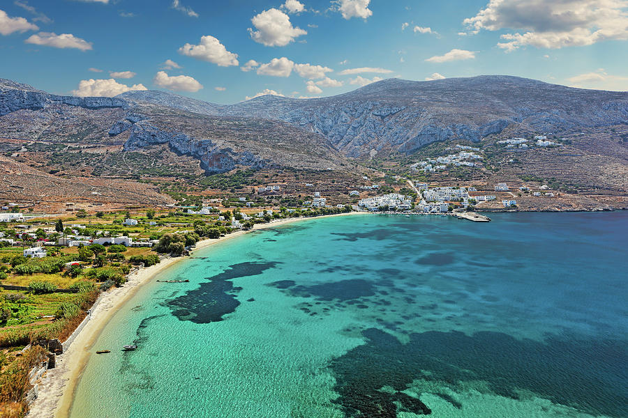 Aegiali beach of Amorgos, Greece Photograph by Constantinos Iliopoulos