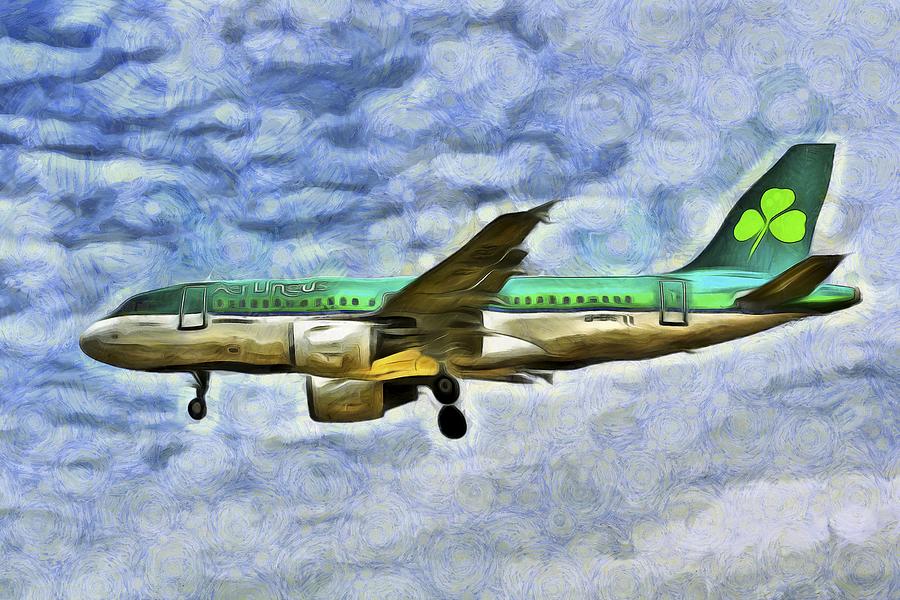 Aer Lingus Airbus A319 Van Gogh Photograph