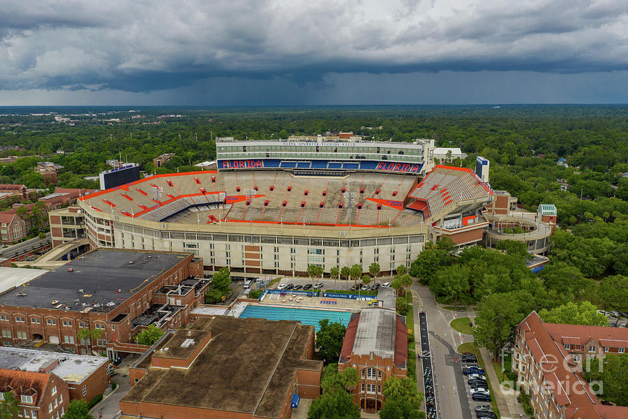 Aerial Ben Hill Griffin Stadium University of Florida Gainesvill