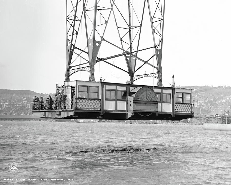 Aerial Bridge Gondola Car I Photograph by Detroit Publishing Co