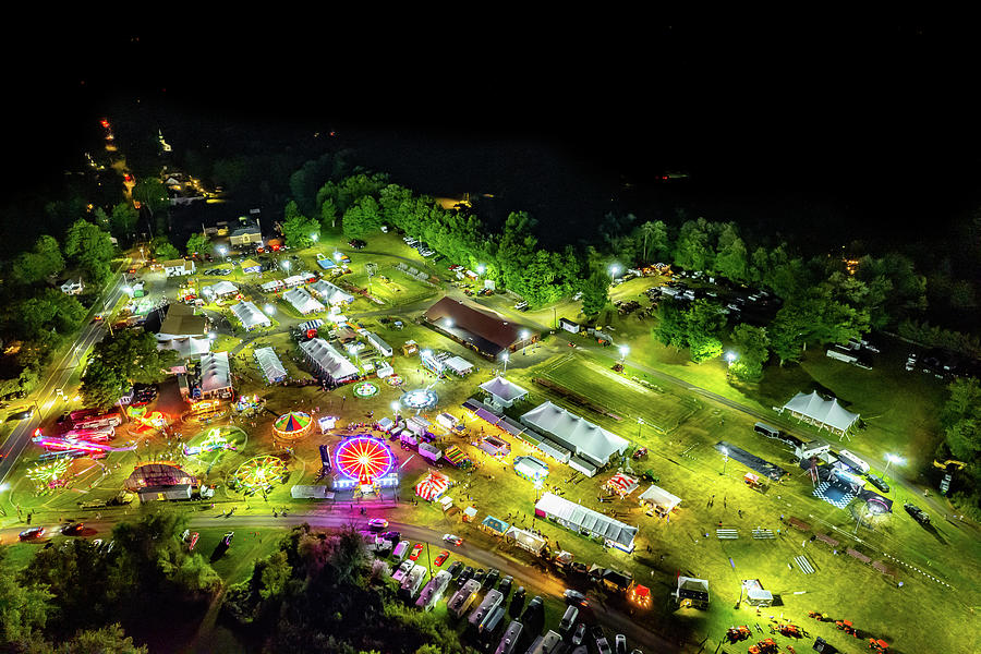 Aerial Bridgewater Fair Photograph by Thomas Allen Pixels