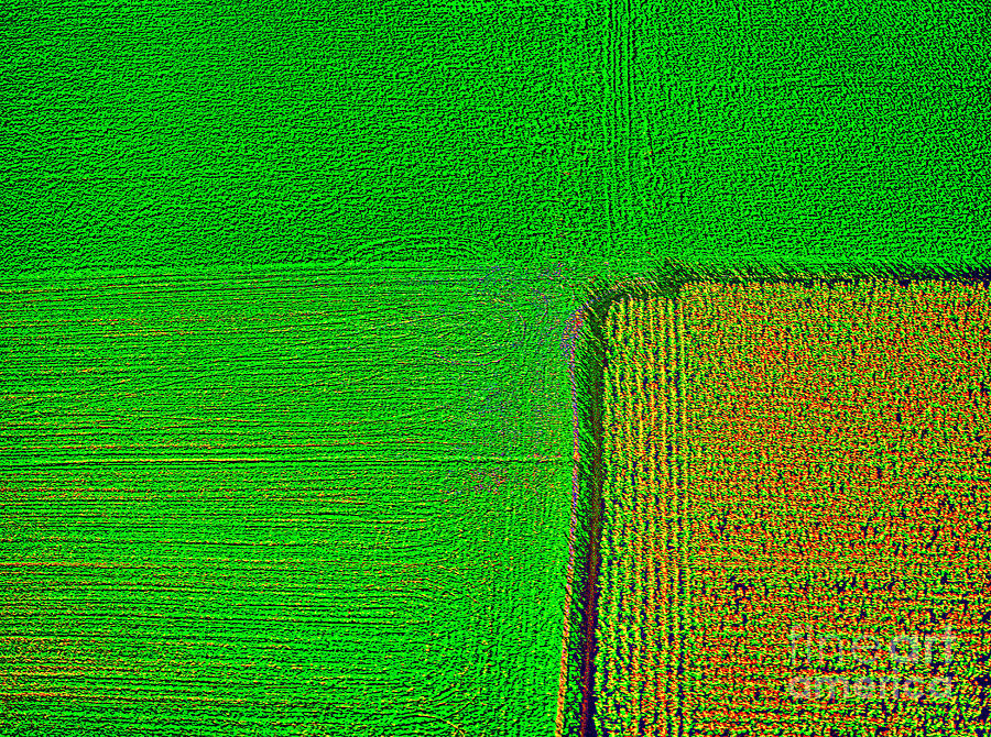 Aerial Farm McHenry Il  Photograph by Tom Jelen