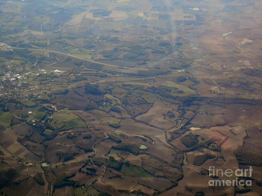 Aerial French Countryside I Photograph by Aisha Isabelle