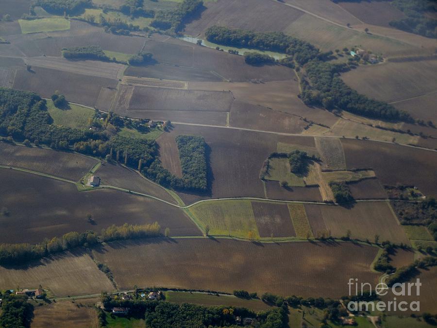 Aerial French Countryside II Photograph by Aisha Isabelle