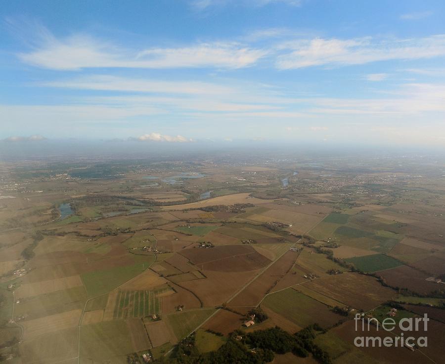 Aerial French Countryside IX Photograph by Aisha Isabelle