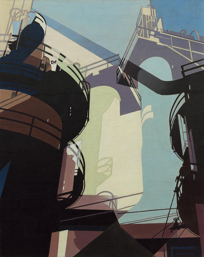 Aerial Gyrations Painting by Charles Sheeler