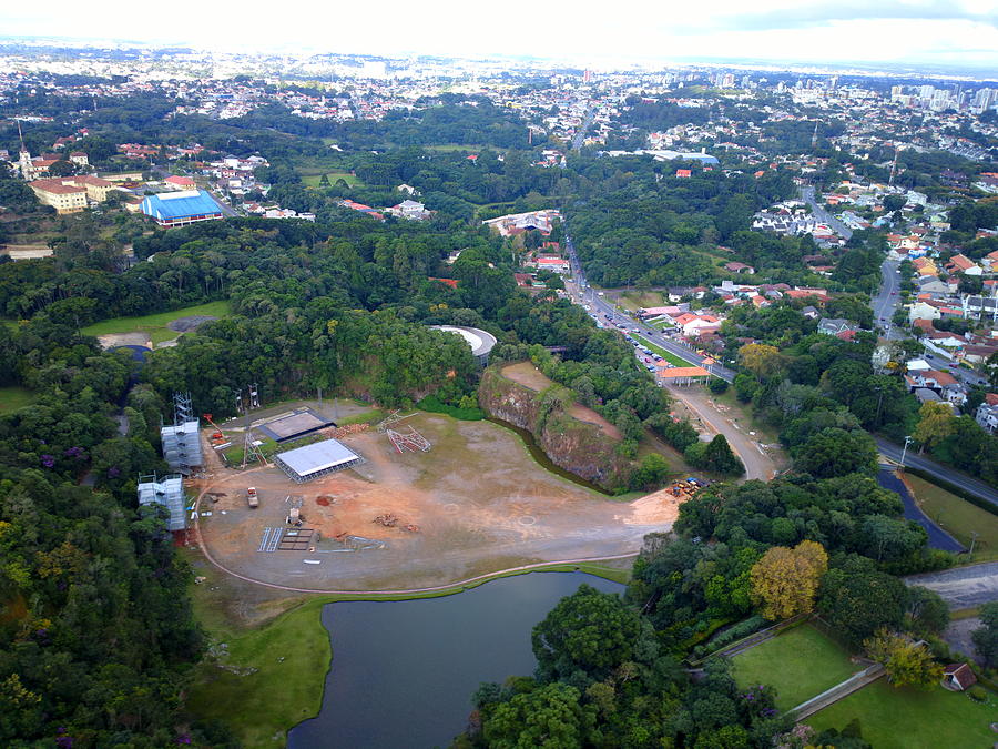 Aerial Image of Pedreira Paulo Leminski - Curitiba Photograph by EduardoPA