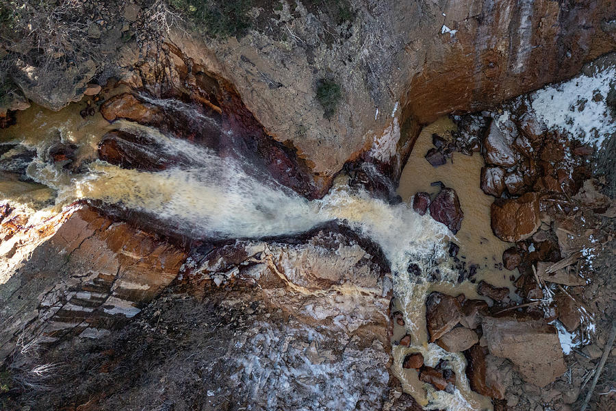 Aerial Of River In Colorado Photograph